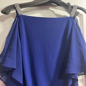 Ralph Lauren Cannes Blue cocktail dress